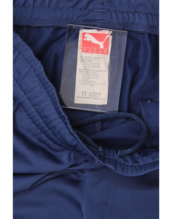 PUMA Womens Tracksuit Trousers Joggers UK 10 Small Navy Blue Polyester Vintage Puma and Second-Hand Puma from Messina Hembry 