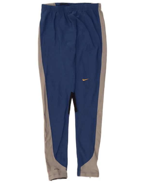 Pantaloni de trening Nike pentru femei UK 14, mare, albastru, poliester color bloc