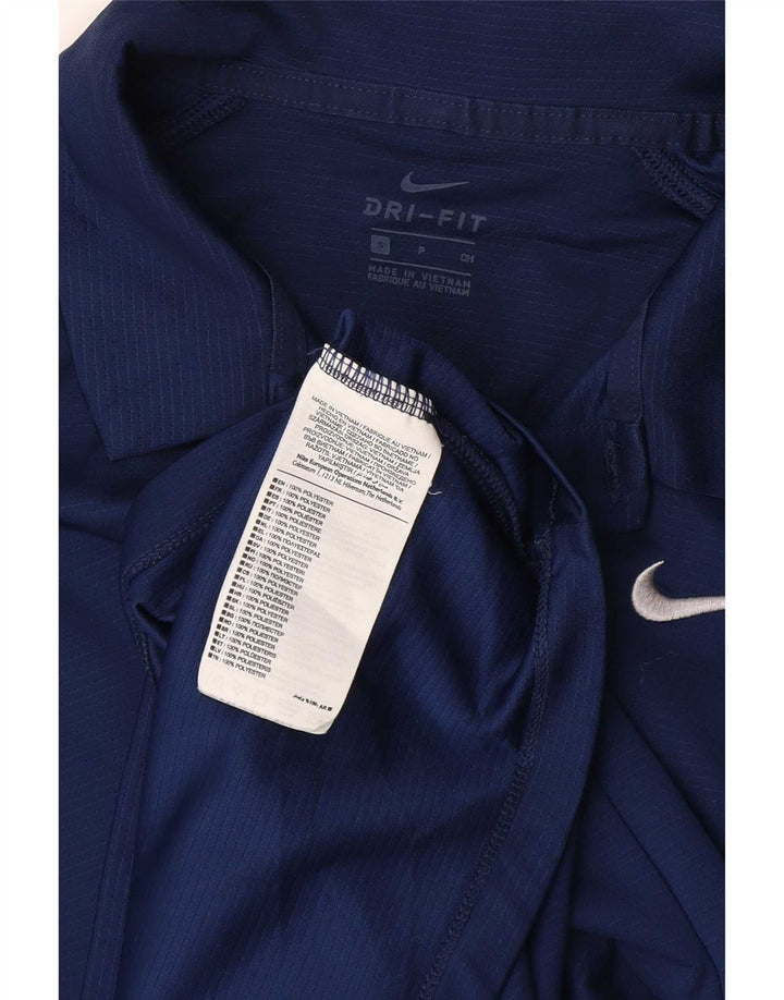 Tricou polo Nike pentru bărbați Dri Fit Poliester bleumarin mic