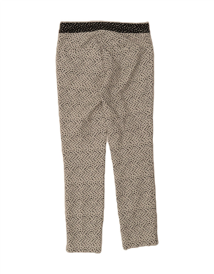 ZARA Womens Slim Casual Trousers Small W27 L27 White Flecked Polyester Vintage Zara and Second-Hand Zara from Messina Hembry 