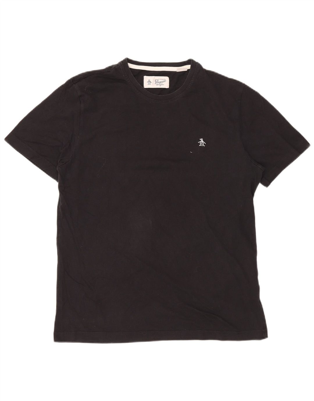 PENGUIN Tricou pentru bărbați Top mare din bumbac negru