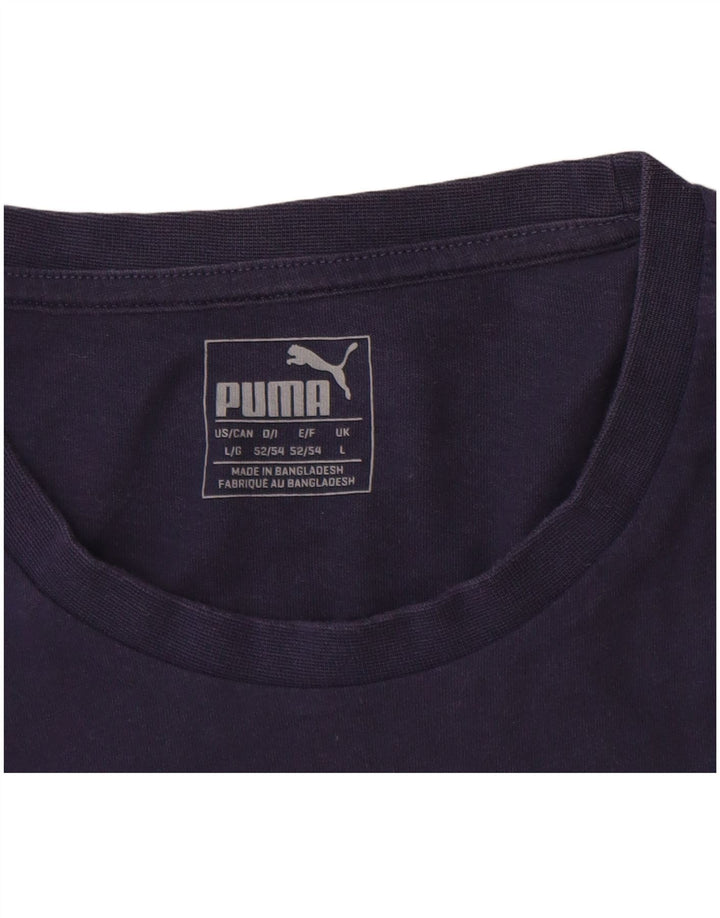 Tricou grafic Puma pentru bărbați Top mare bleumarin