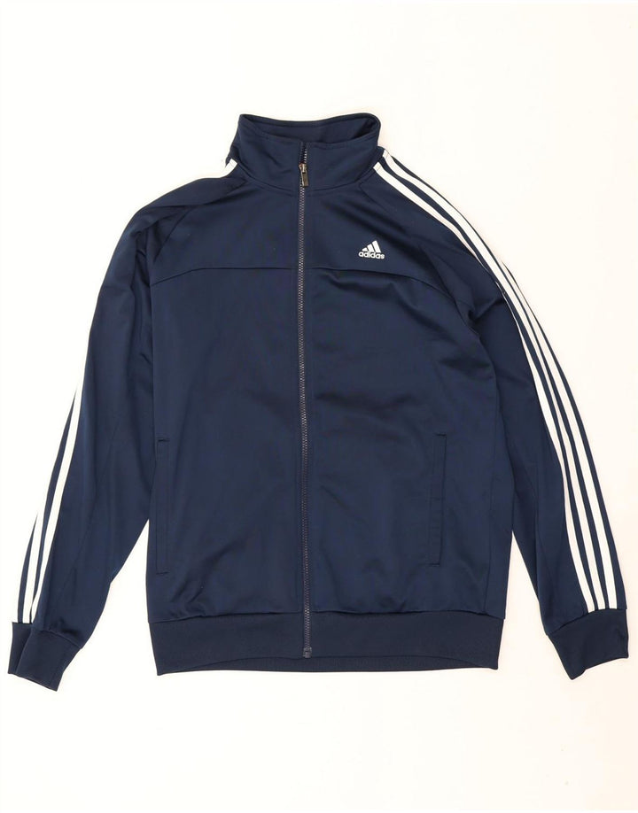 Adidas Mens Climalite Trening Top Jacket UK 40/42 Medium Bleumarin Blue