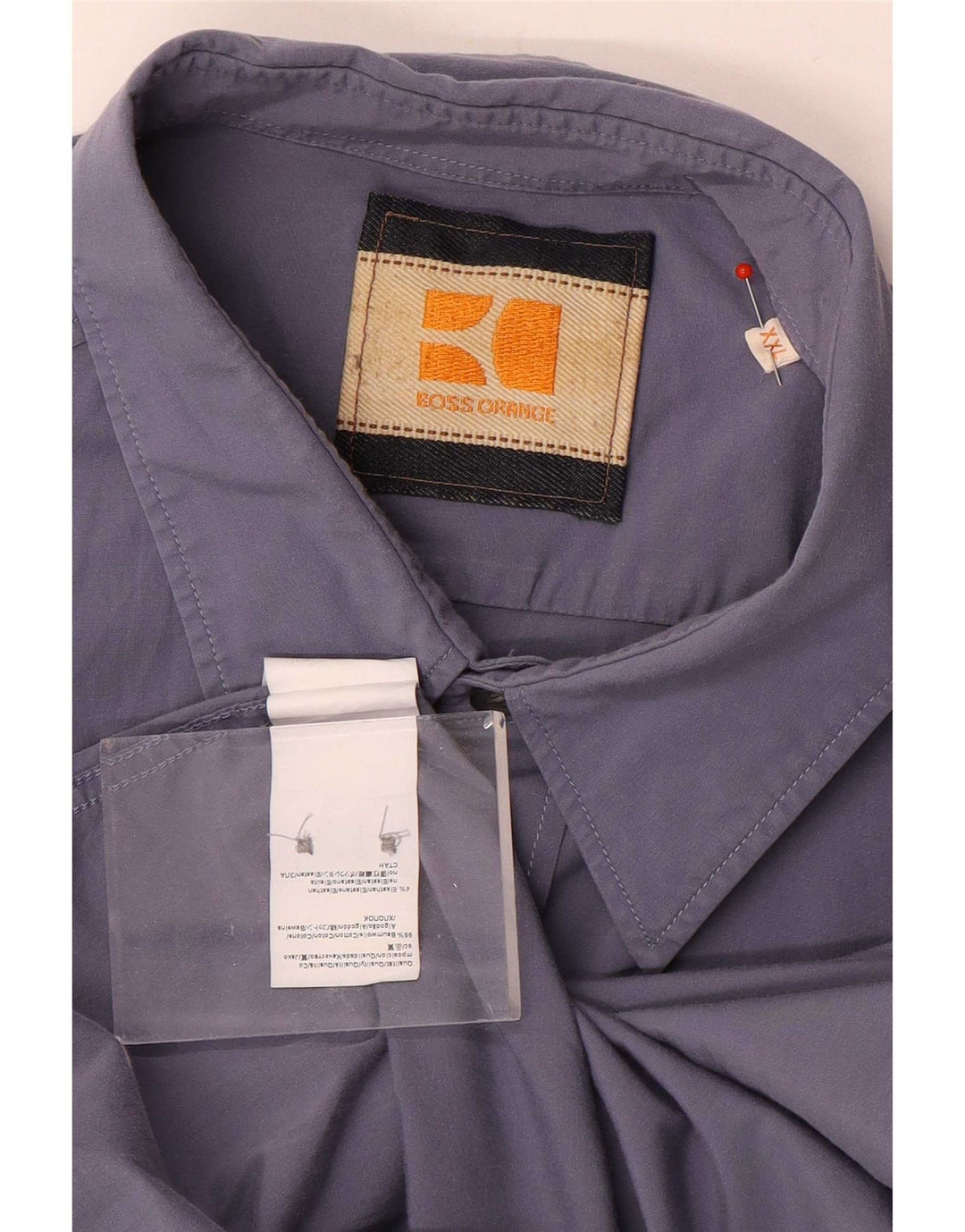 Cămașă pentru bărbați Hugo Boss 2XL, bumbac albastru