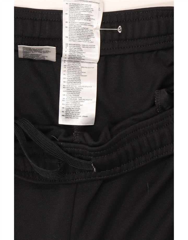 Pantaloni de trening pentru bărbați Adidas Pantaloni de jogging, mari, negru, poliester