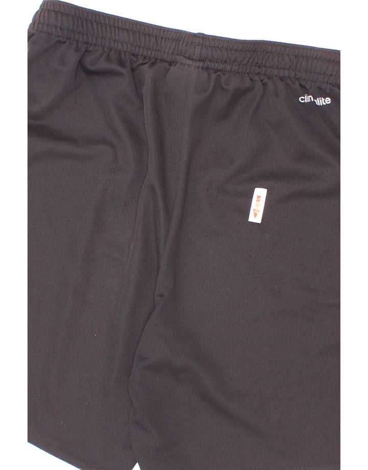 Pantaloni scurți sport adidas băieți 11-12 ani poliester negru