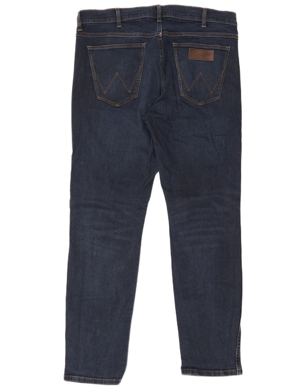 Blugi pentru bărbați Wrangler Larston Tapered Slim W36 L32 Bumbac albastru