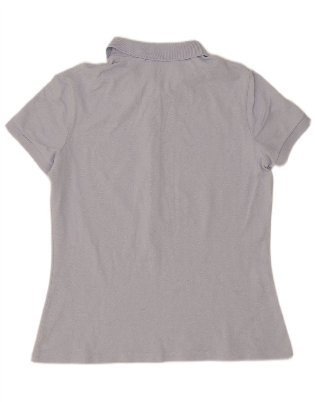 Tricou polo Lacoste pentru femei, mărimea 40, bumbac albastru mediu