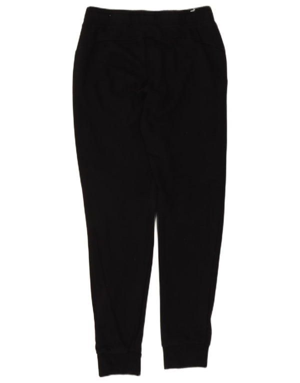 Pantaloni de trening Puma pentru bărbați Joggeri, bumbac mediu negru