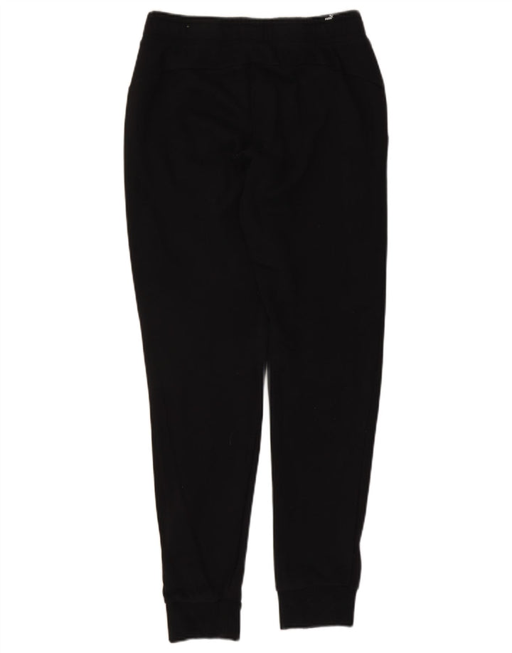 Pantaloni de trening Puma pentru bărbați Joggeri, bumbac mediu negru