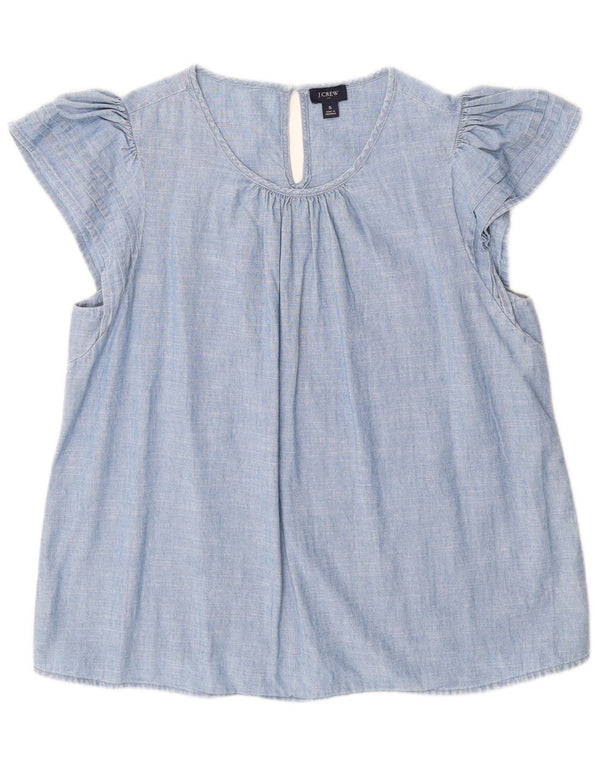 Bluză pentru femei J. CREW UK 10 Small Blue Bumbac