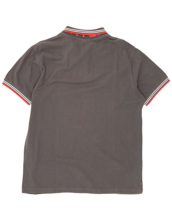 Tricou polo pentru bărbați North Sails, bumbac gri mare