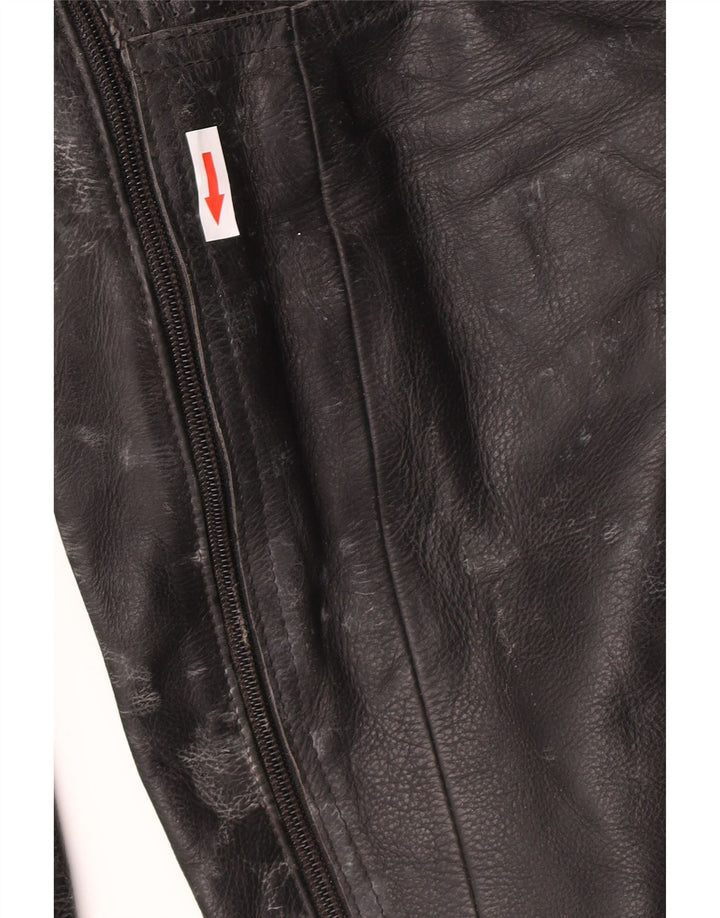 Salopetă din piele AXO Racer Graphic pentru bărbați IT 56 2XL Piele color bloc albastru