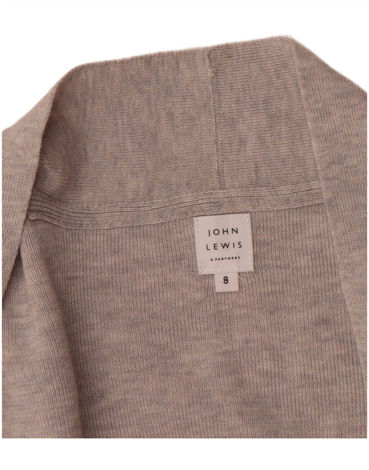 Pulover cardigan cu paragate supradimensionat pentru femei John Lewis UK 8 mic gri