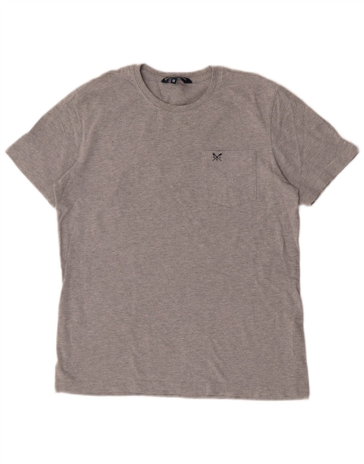 Crew Clothing Tricou pentru bărbați Top Medium Gri Bumbac