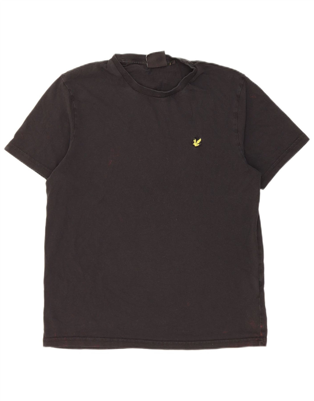 Tricou pentru bărbați Lyle & Scott Top mediu din bumbac negru