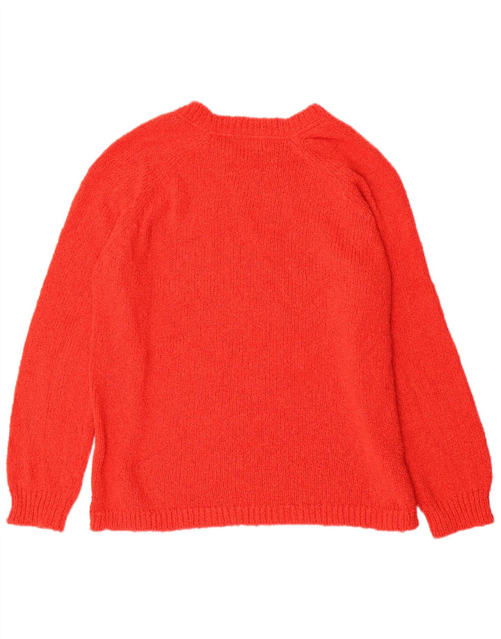 Pulover pentru femei Marks & Spencer cu gât de barcă UK 14 Large Red