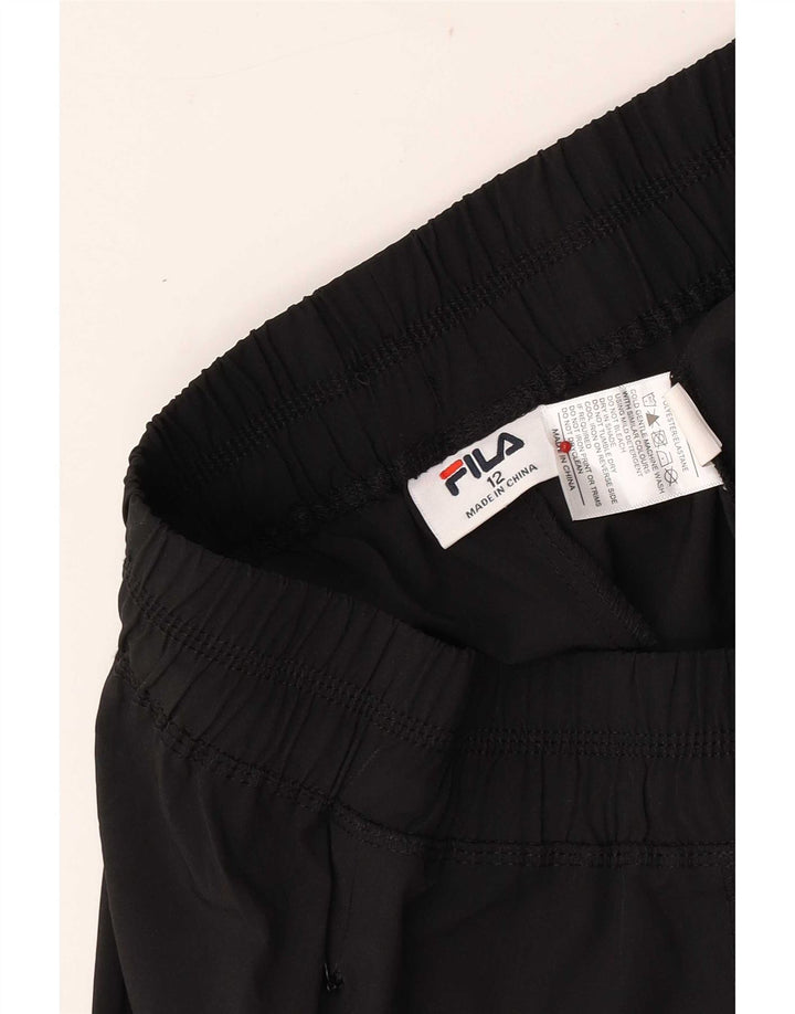 Pantaloni de trening Fila pentru femei Joggeri UK 12 Poliester mediu negru