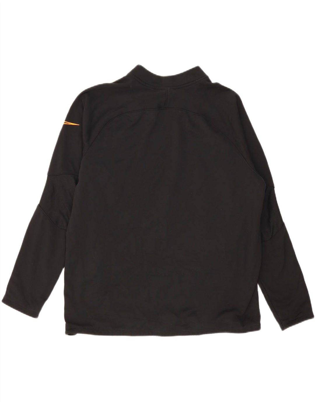 Hanorac pentru bărbați NIKE Dri Fit, cu fermoar și gât, XL, poliester negru