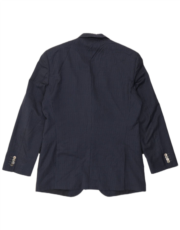 Blazer pentru bărbați Hugo Boss, cu 2 nasturi, EU 50, mare, bleumarin, cu dungi