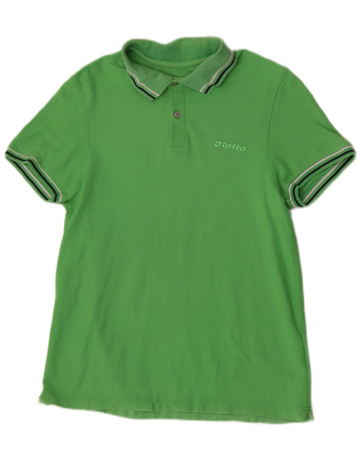 Tricou polo pentru bărbați Lotto Mic Verde