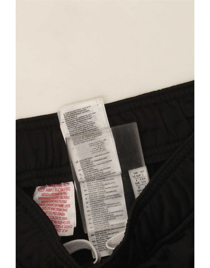 Adidas Băieți Pantaloni Trening Pantaloni Joggeri 13-14 Ani Poliester Negru