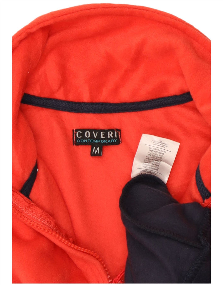 Pulover pentru bărbați Coveri, cu fermoar și gât, fleece, mediu multicolor