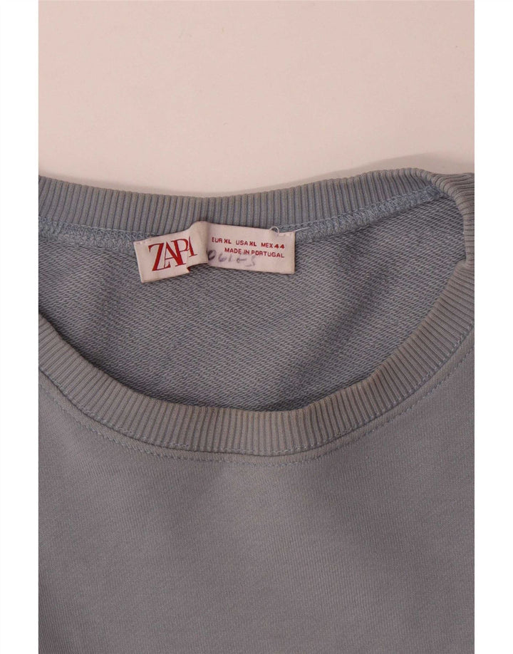 Pulover pentru bărbați Zara XL Bumbac Albastru