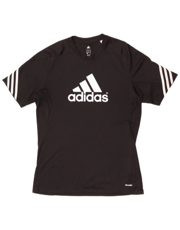 Tricou Adidas Climalite Graphic Top Mediu Negru