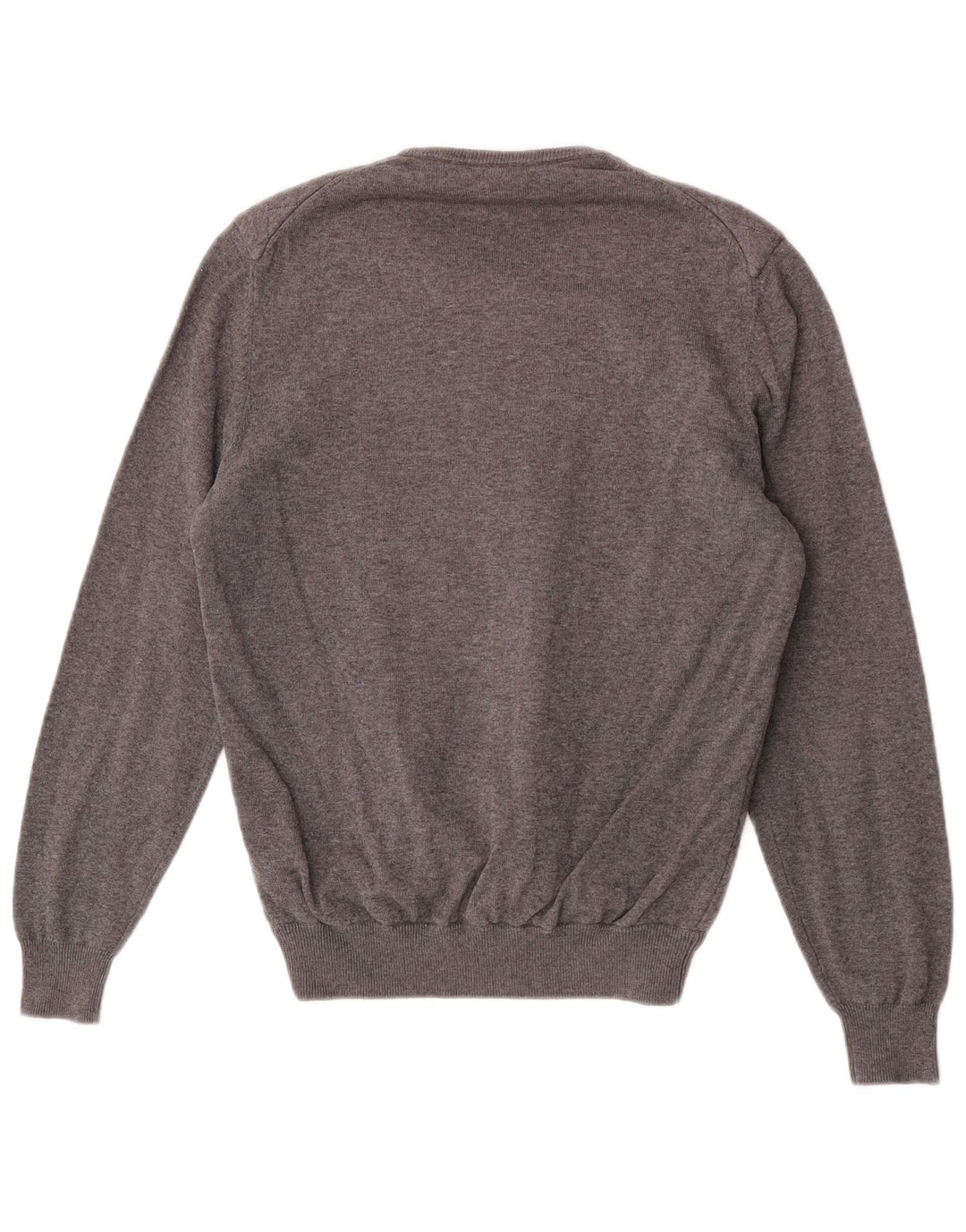 Pulover Massimo Dutti pentru damă, cu gât turnut, pulover UK 14, poliester gri mediu