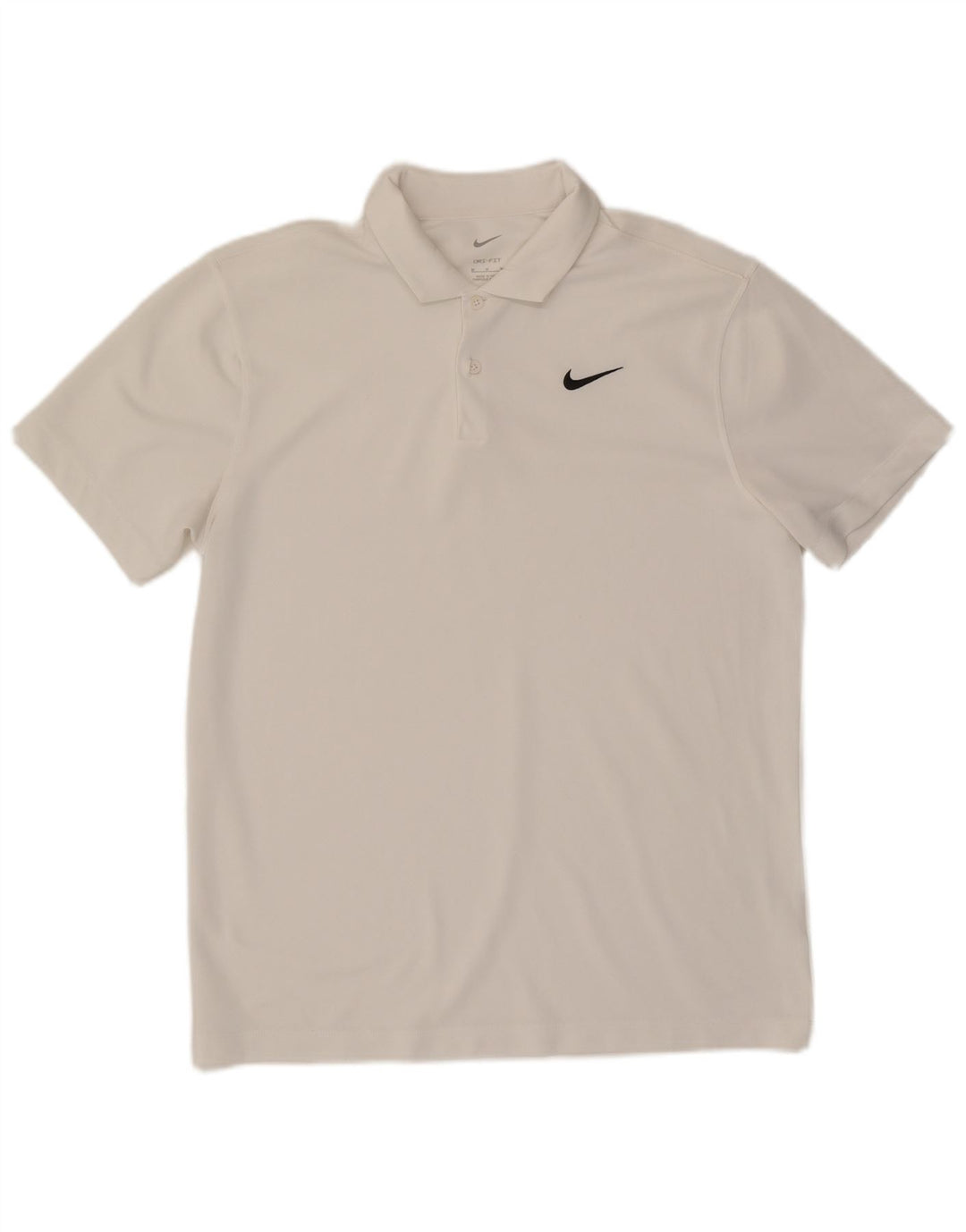 Tricou polo Nike Dri Fit pentru bărbați, alb mediu