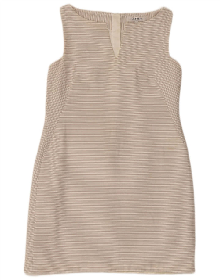 L.K. Rochie teacă fără mâneci pentru femei BENNETT UK 12 Medium Gri Dunge