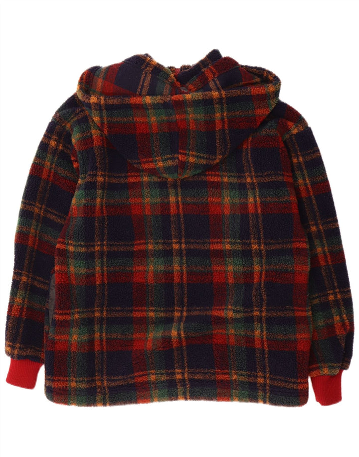 Jachetă fleece cu glugă pentru bărbați Jockey UK 38 Medium, multicolor, poliester în carouri