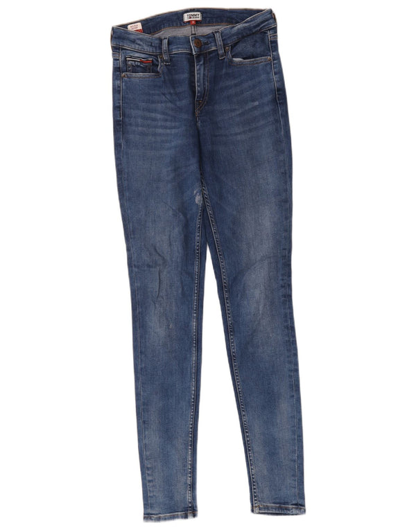 Blugi skinny Tommy Hilfiger pentru femei cu talie medie W26 L32 bumbac albastru