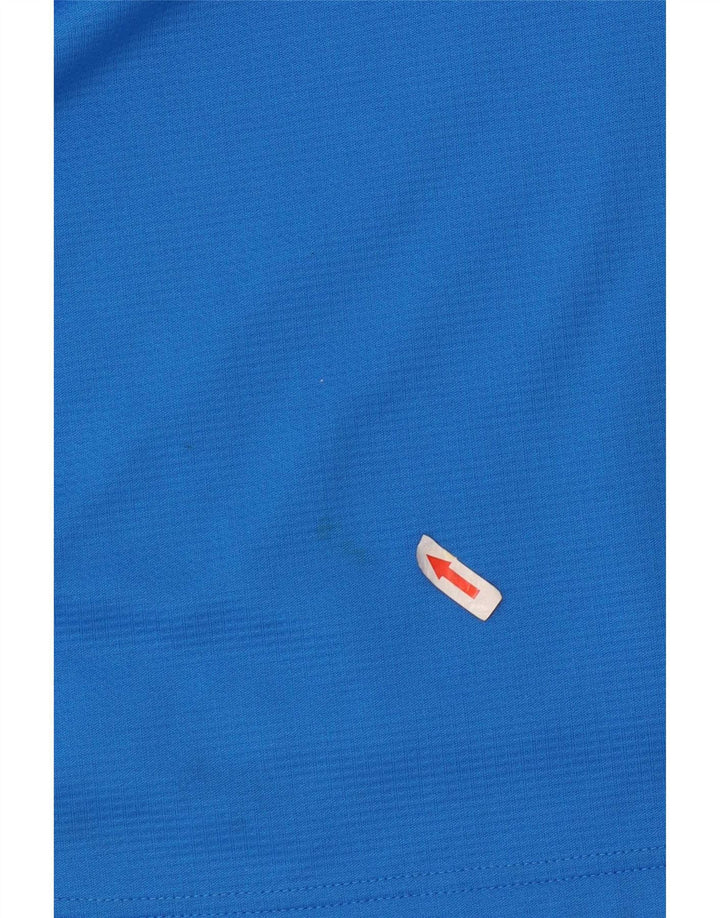 Top pentru bărbați Puma cu mânecă lungă 2XL, poliester albastru