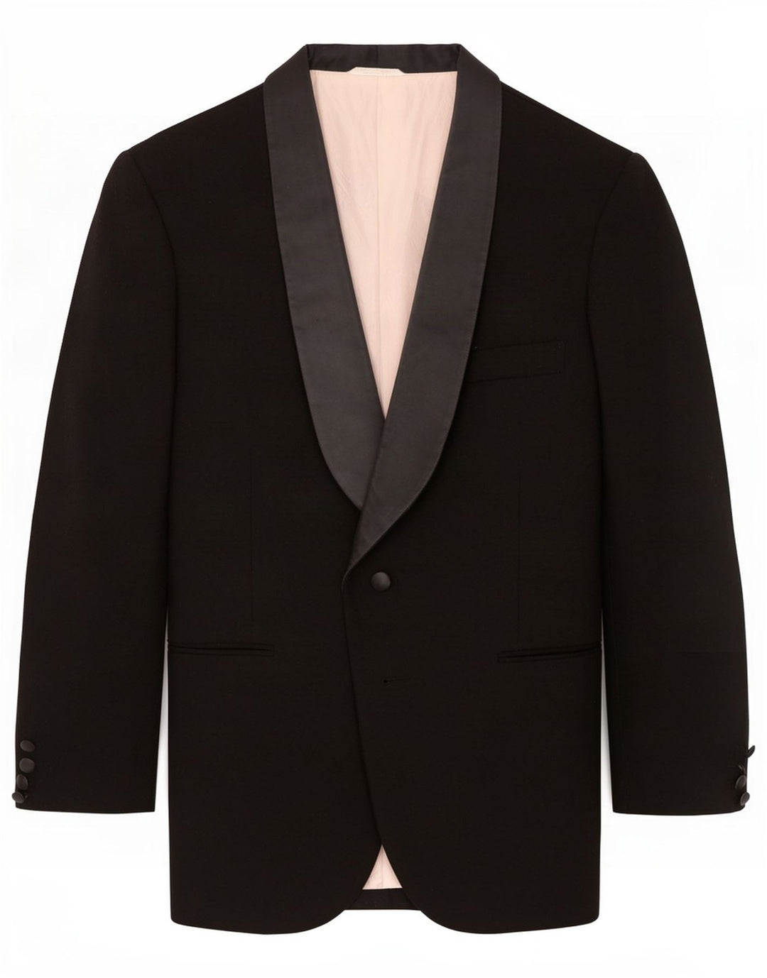 Vintage Mens 1 Button Blazer Jacket IT 48 Medium Black Colorblock