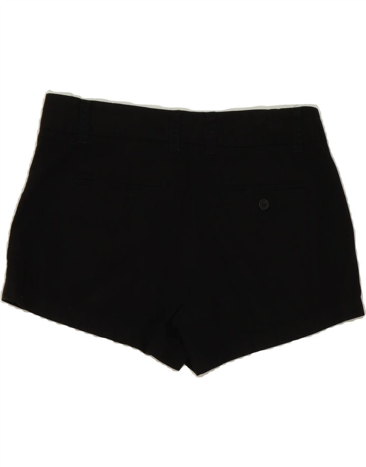J. CREW Womens Broken In Chino Shorts US 8 Medium W33 Black Cotton Vintage J. Crew and Second-Hand J. Crew from Messina Hembry 