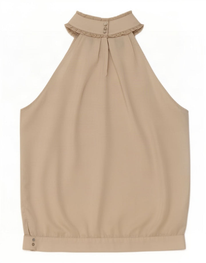 Top pentru femei Zara UK 14 Medium Bej Poliester