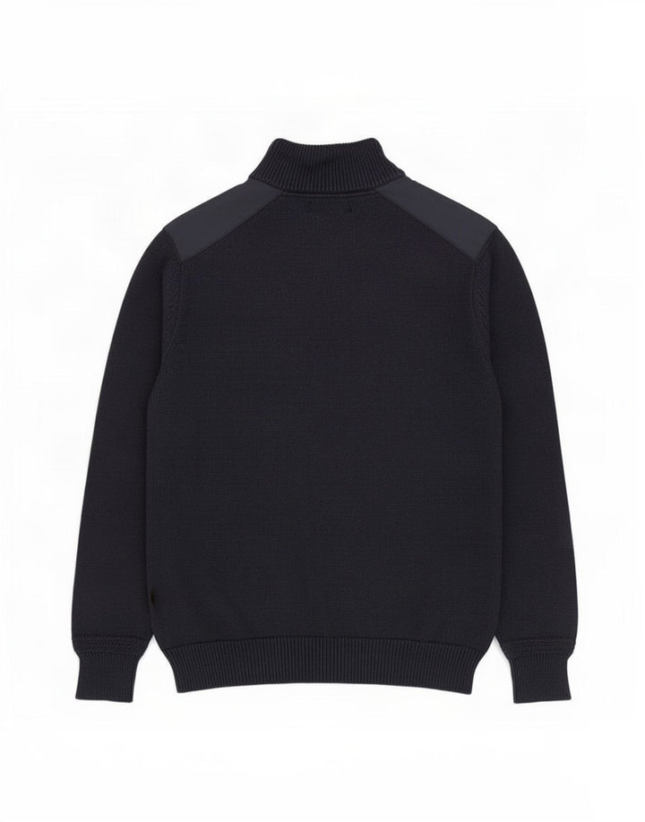 Pulover cardigan pentru bărbați Marks & Spencer, cu tăiere obișnuită, mediu din bumbac bleumarin