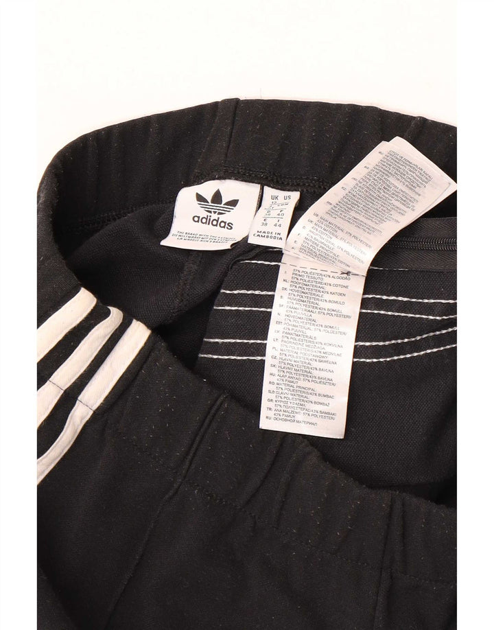 Pantaloni de trening Adidas Flare pentru femei UK 12 Poliester mediu negru