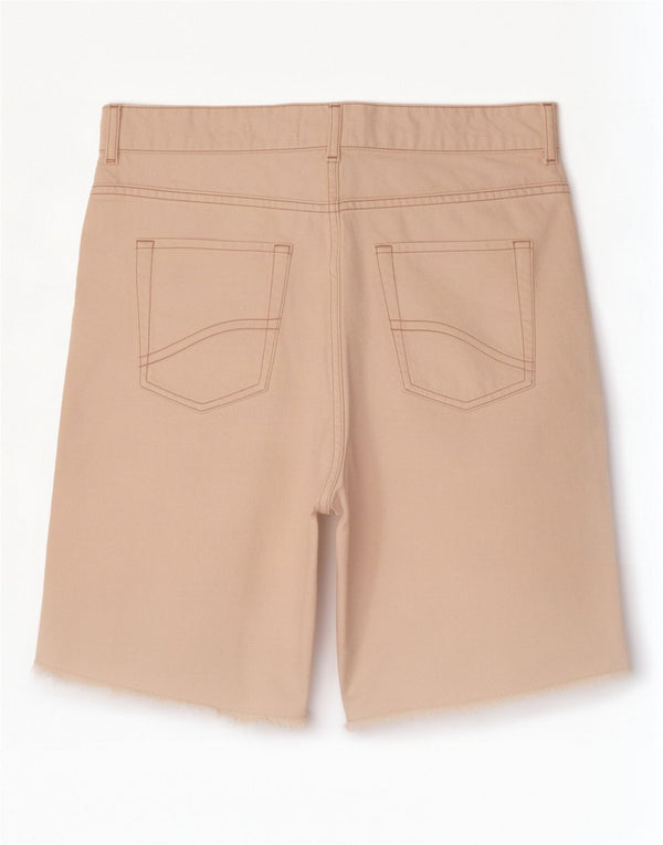 Fat Face Bermude pentru femei Fleet Denim Shorts UK 12 Medium W30 Off White