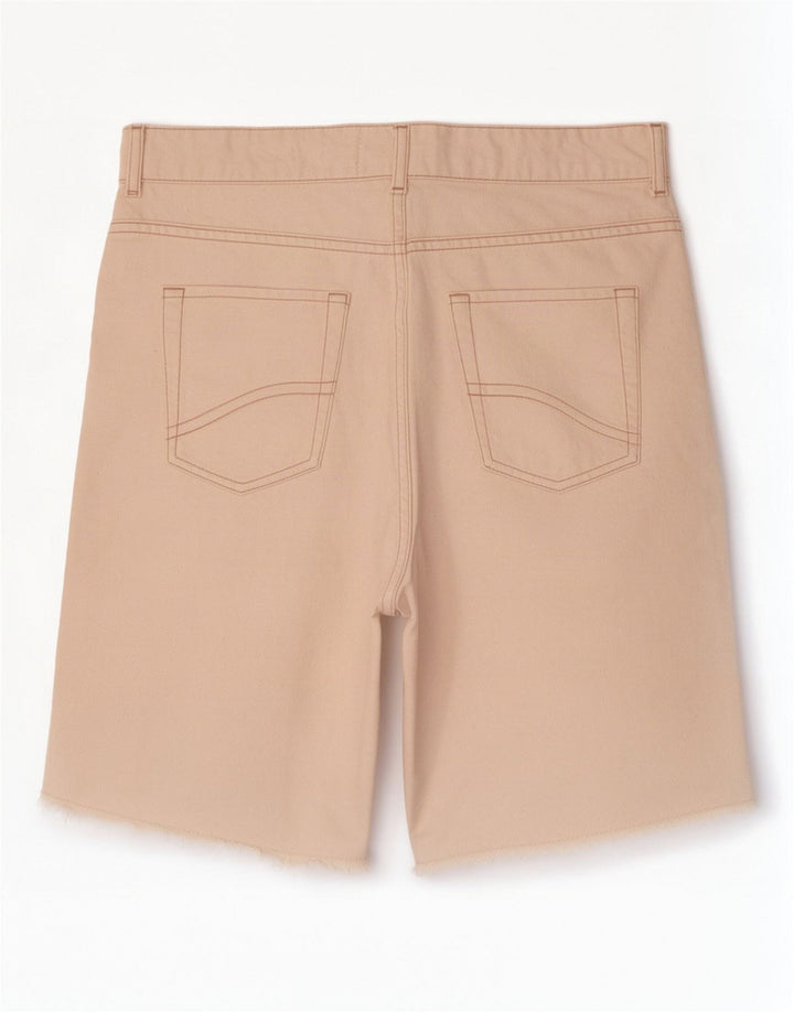 Fat Face Bermude pentru femei Fleet Denim Shorts UK 12 Medium W30 Off White
