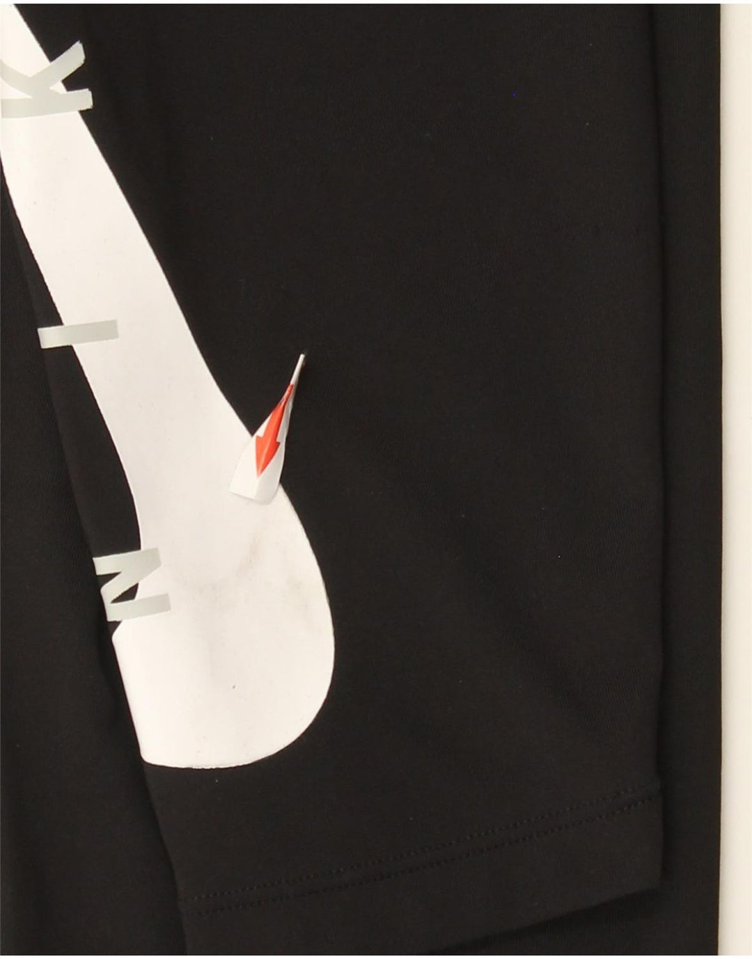 Leggings Nike Dri Fit Graphic pentru femei UK 12 Poliester mediu negru