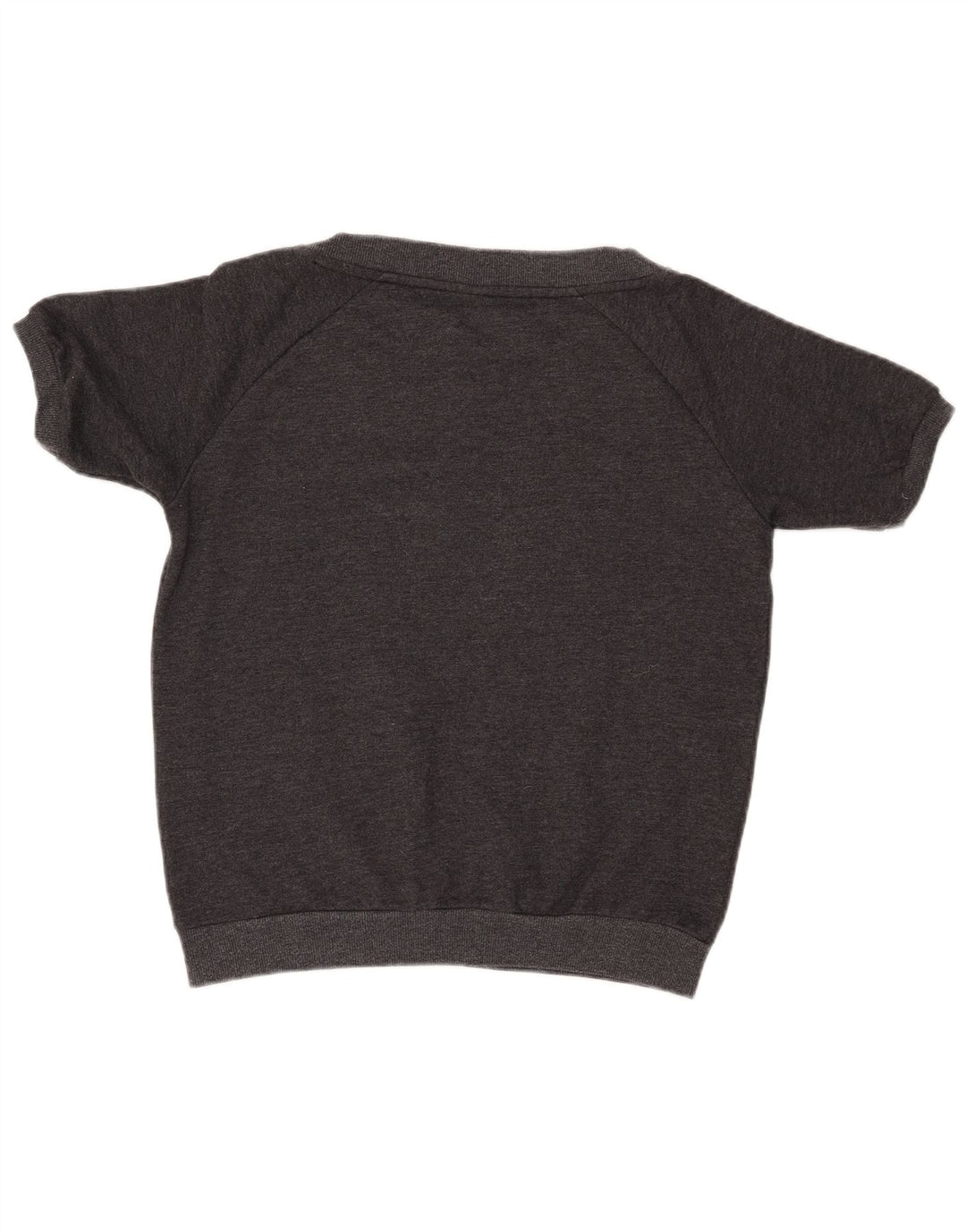 Pulover PUMA cu mânecă scurtă cu grafică pentru femei UK 12 Gri mediu