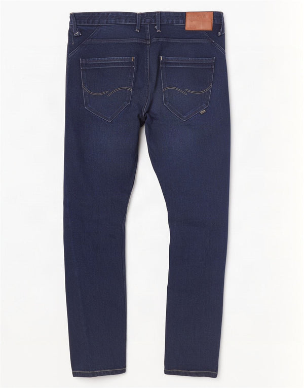 Blugi slim pentru bărbați Jack & Jones W34 L31 bleumarin