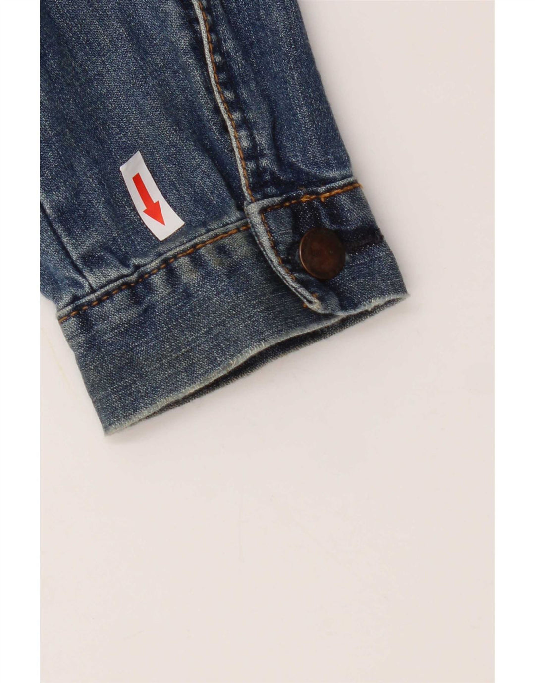 Jachetă de blugi Topshop pentru femei UK 12, bumbac albastru mediu