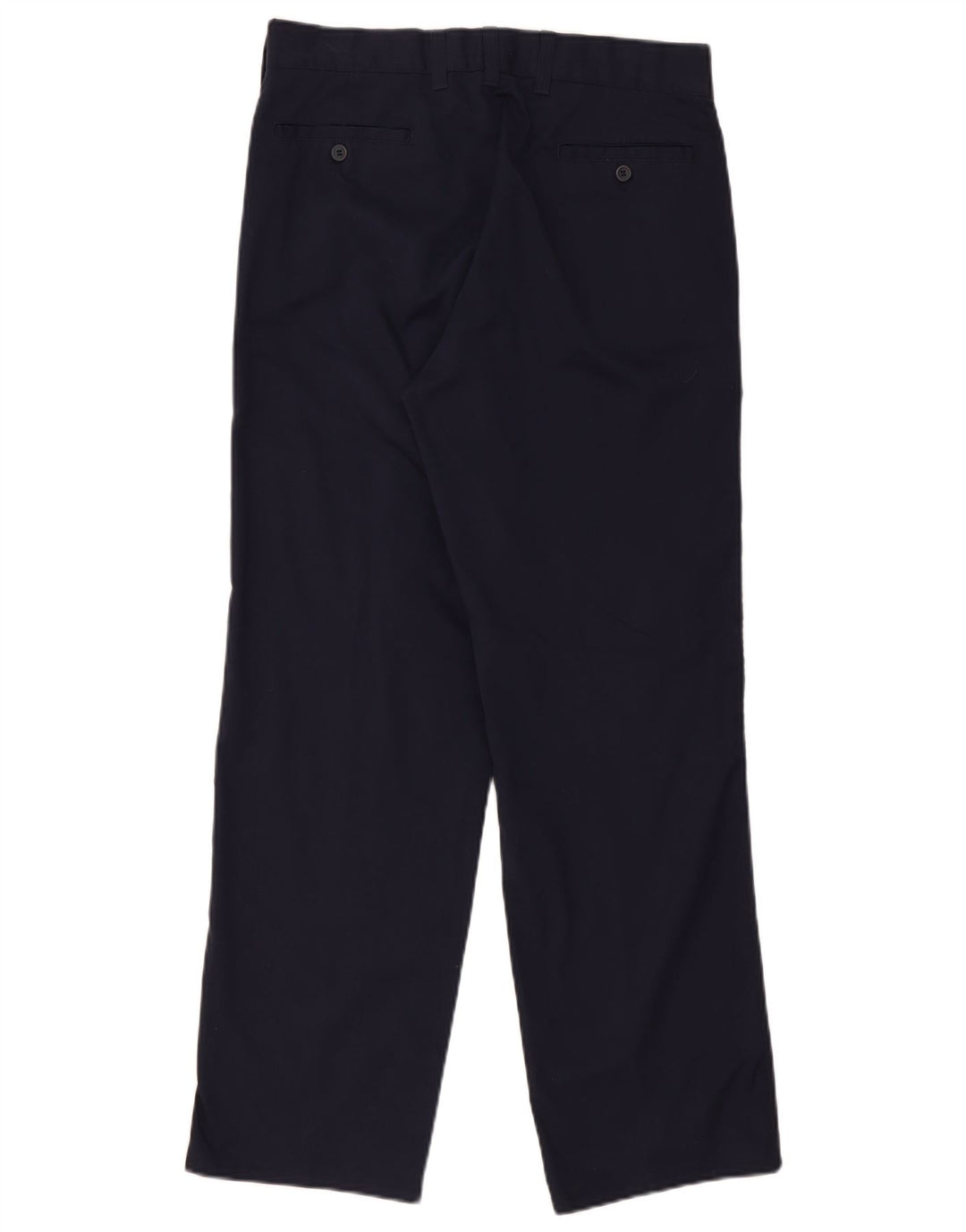 Pantaloni chino drepți pentru bărbați Armani IT 46 Small W30 L30 bleumarin Poliester