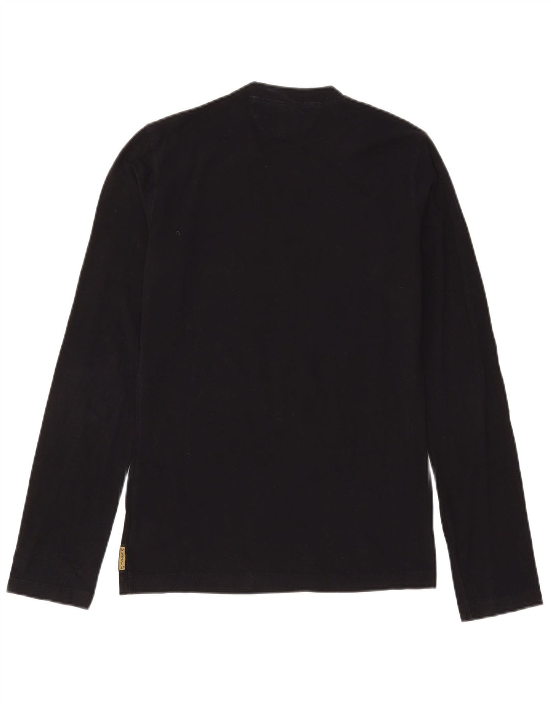Armani Jeans Top grafic pentru bărbați cu mânecă lungă, bumbac mediu negru