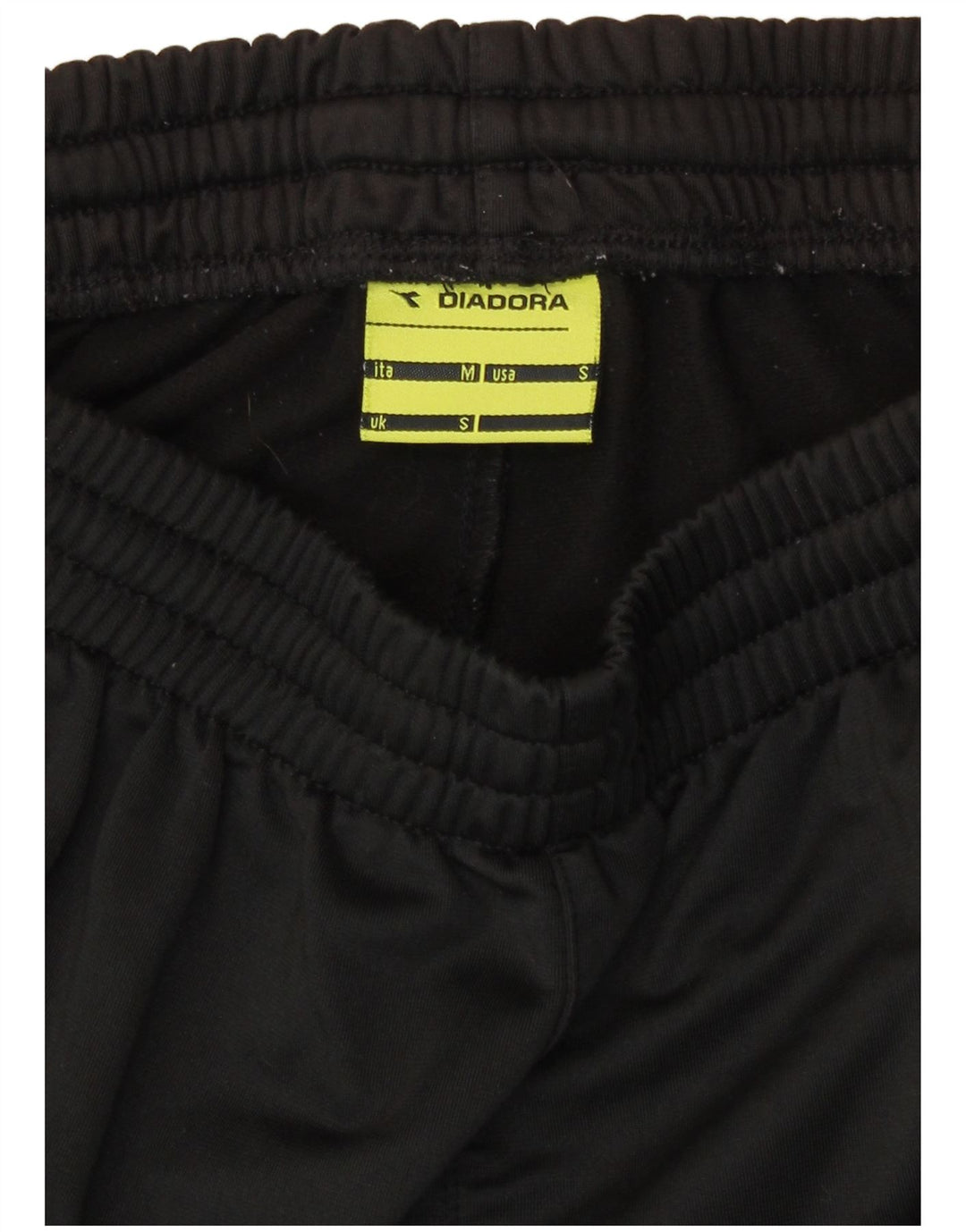 Pantaloni de trening Diadora pentru bărbați, poliester negru mic