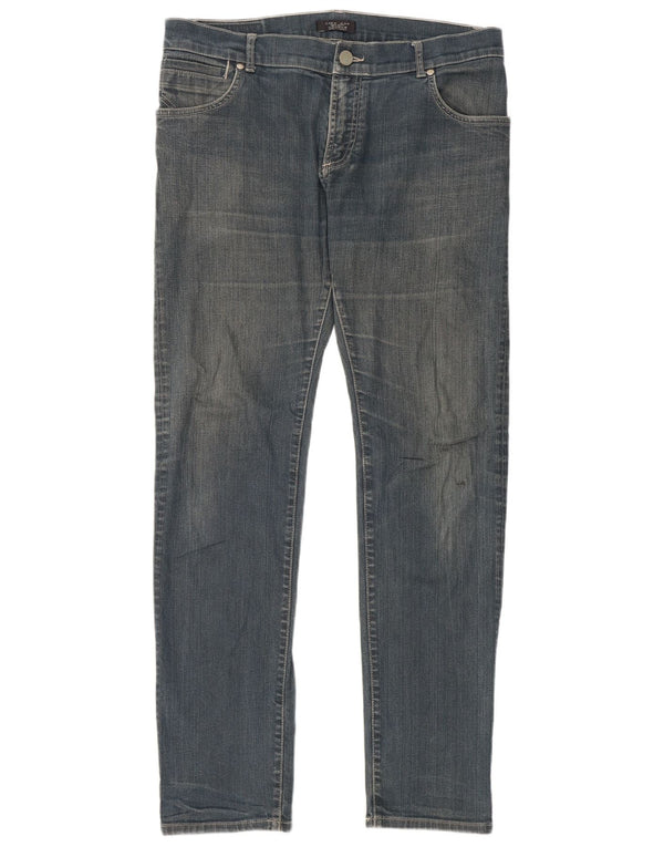 Blugi slim pentru bărbați Zara EU 46 XL W36 L32 Bumbac albastru